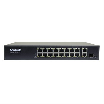 AN-S18P16-300 - 18-портовый 100/1000 Мбит/с коммутатор с PoE до 300Вт - фото 10952