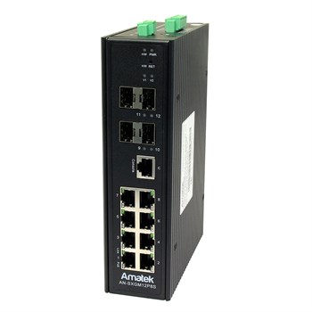 AN-SXGM12P8S - промышленный 12-портовый  управляемый гигабитный L2 коммутатор с HiPoE до 360Вт 7000973 - фото 12792