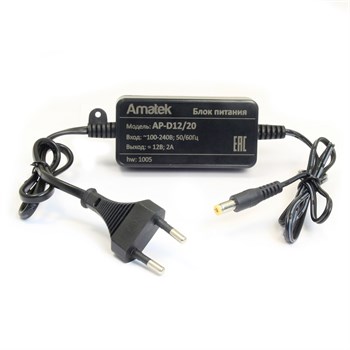 AP-D12/20  - блок питания 12В / 2А стабилизированный 7001005